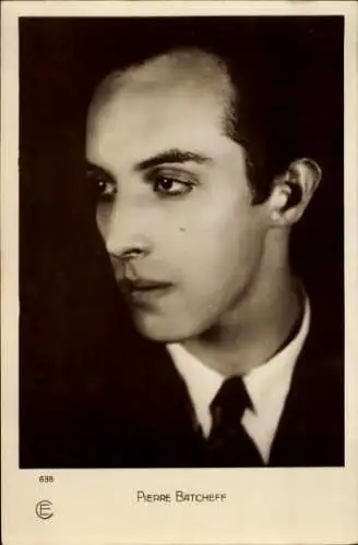 Ak Schauspieler Pierre Batcheff, Portrait