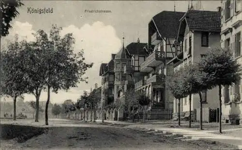 Ak Königsfeld im Schwarzwald Baar Kreis, Blick in die Friedrichstraße