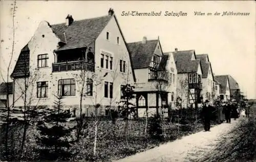 Ak Bad Salzuflen in Lippe, Moltkestraße, Villen