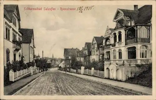 Ak Bad Salzuflen in Lippe, Roonstraße