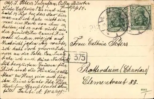 Ak Bad Salzuflen in Lippe, Roonstraße