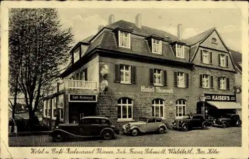 Ak Waldbröl im Oberbergischen Land, Hotel-Café Thienes