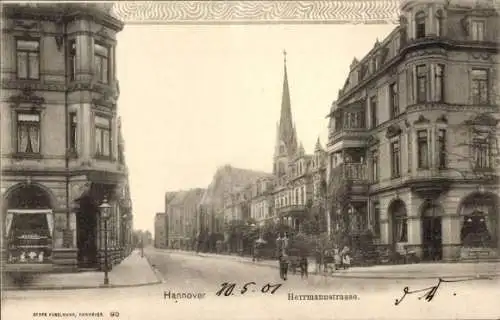 Ak Hannover in Niedersachsen, Herrmannstraße