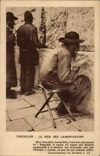 Judaika Ak Jerusalem Israel, Le Mur des Lamentations