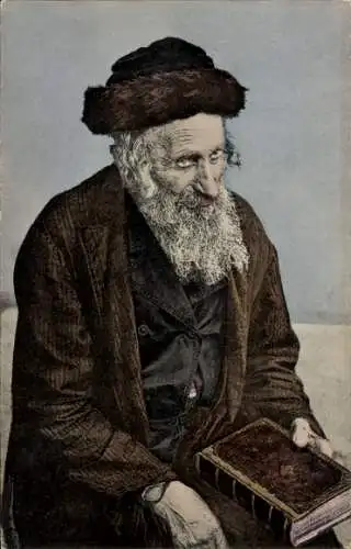 Judaika Ak Jerusalem Israel, Jude, Portrait