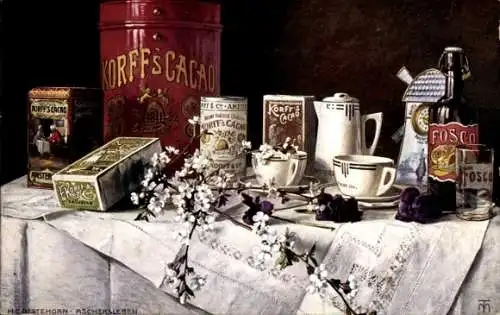 Künstler Ak Reklame, Korff's Cacao