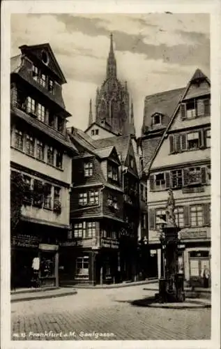 Ak Frankfurt am Main, Saalgasse
