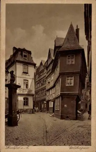 Ak Frankfurt am Main, Goldhutgasse