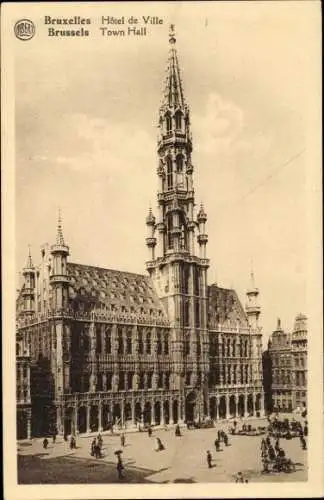 Ak Bruxelles Brüssel, Rathaus