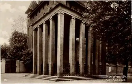 Ak Kaliningrad Königsberg Ostpreußen, Kant-Mausoleum
