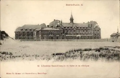 Ak Berck Plage Pas de Calais, L'Institut Saint-Francois de Sales et sa clinique