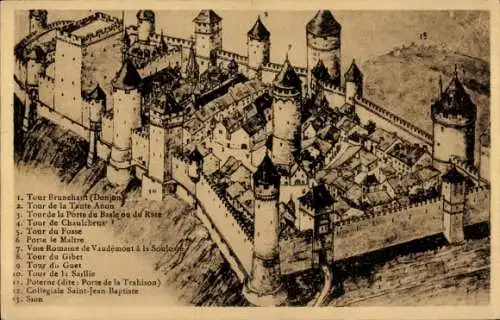 Ak Sion Meurthe et Moselle, Pelegrinage de N.-D., Vaudemont, avant 1636