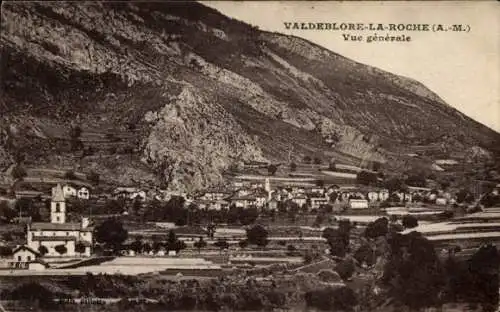 Ak Valdeblore La Roche Alpes Maritimes, Gesamtansicht