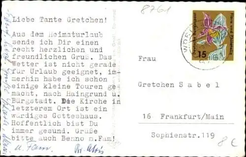 Ak Wörth am Main in Unterfranken, Hexenturm, Rathaus, Kriegerdenkmal, Volksschule, Oberes Tor