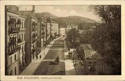 Ak Bad Kissingen Unterfranken Bayern, Kurhausstraße