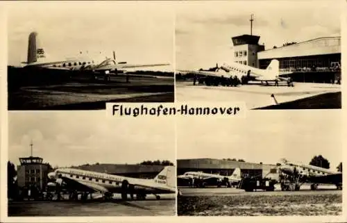 Ak Hannover in Niedersachsen, Flughafen