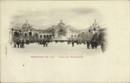 Ak Paris, Ausstellung von 1900, Palais de l’Electricité