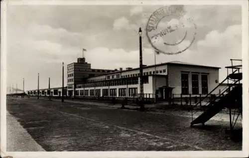 Ak Bremerhaven, Norddeutscher Lloyd Bremen, Columbushalle, Neue Lloydhalle, Außenansicht