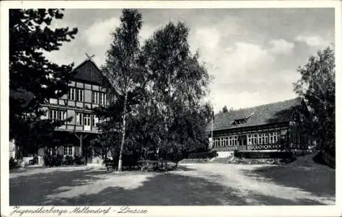 Ak Mellendorf Wedemark in Niedersachsen, Lönssee, Jugendherberge