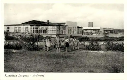 Ak Nordseebad Langeoog Ostfriesland, Kinderdorf