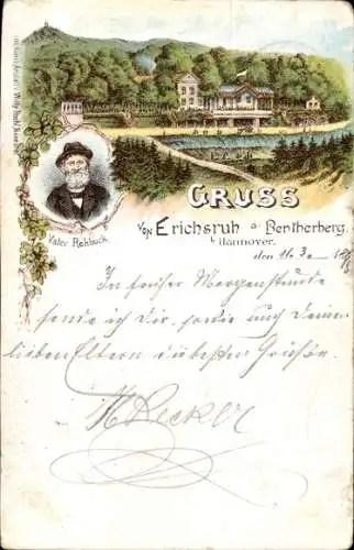 Ak Ronnenberg in Niedersachsen, Benther Berg, Erichsruh, Vater Rehbock Porträt