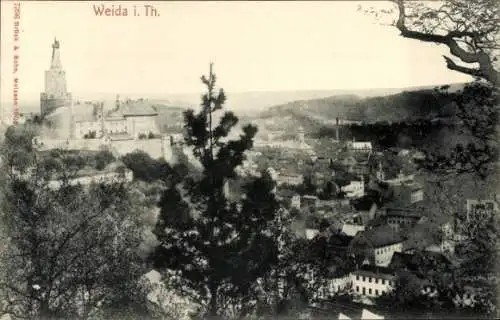 Ak Weida in Thüringen, Panorama