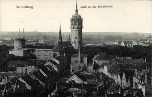 Ak Lutherstadt Wittenberg, Schlosskirche