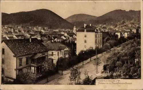 Ak Friedrichroda im Thüringer Wald, Panorama, Blick von der Alexandrinenstraße