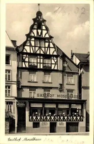 Ak Cochem an der Mosel, Gasthof Moselhaus