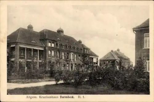 Ak Hamburg Nord Barmbek Barmbeck, Allgemeines Krankenhaus, H.1.