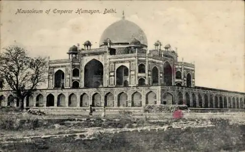 Ak Delhi Indien, Mausoleum von Kaiser Humayun