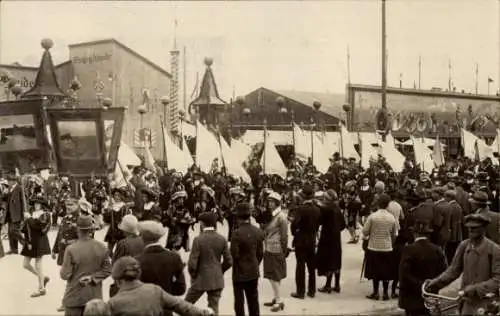 Foto Ak München, Münchner Oktoberfest 1929