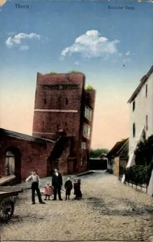 Ak Toruń Thorn Westpreußen, Schiefer Turm