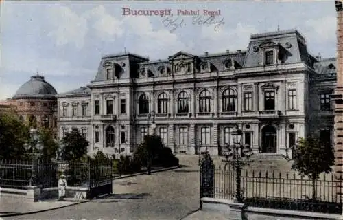 Ak București Bukarest Rumänien, Königspalast