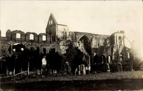 Ak Thuin Wallonien Hennegau, Abbaye d'Aulne, Ruine