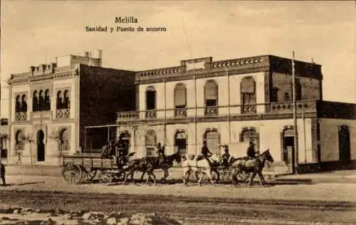 Ak Melilla Spanien, Sanidad y Puesto de socorro