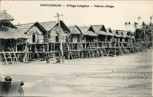 Ak Hanuabada Papua Neuguinea, indigenes Dorf