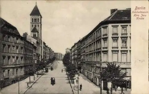 Ak Berlin Prenzlauer Berg, Fehrbelliner Straße, Herz Jesu Kirche