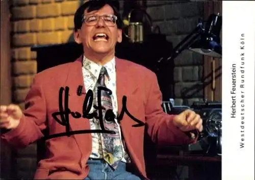Ak Schauspieler Herbert Feuerstein, Portrait, Autogramm, WDR