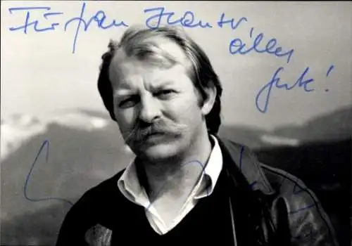 Foto Schauspieler Eberhard Feik, Portrait, Autogramm