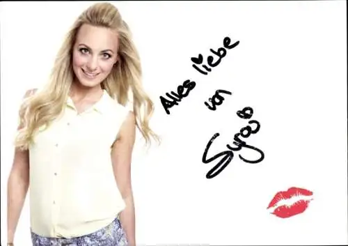 Ak Schauspielerin Syra Feiser, Portrait, Autogramm