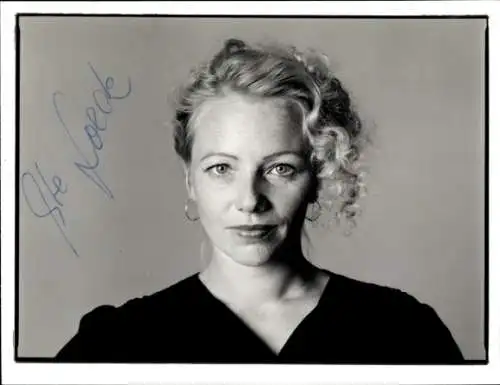 Ak Schauspielerin Ute Loeck, Portrait, Autogramm