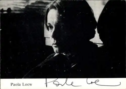 Ak Schauspielerin Paola Loew, Portrait, Autogramm