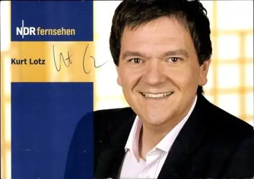 Ak Schauspieler Kurt Lotz, Portrait, Autogramm, NDR