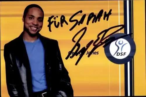 Ak Schauspieler Georg Jones, Portrait, Autogramm, DSF