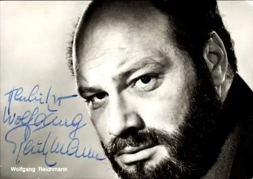 Ak Schauspieler Wolfgang Reichmann, Portrait, Autogramm