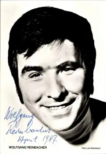 Ak Schauspieler Wolfgang Reinbacher, Portrait, Autogramm