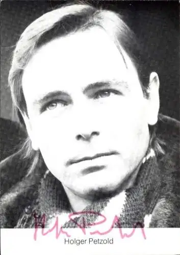 Ak Schauspieler Holger Pätzold, Portrait, Autogramm