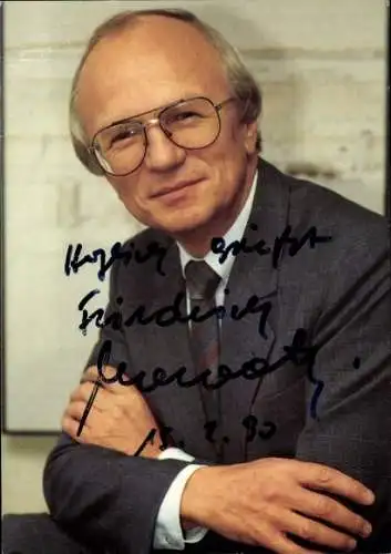 Ak Schauspieler Friedrich Nowottny, Portrait, Autogramm