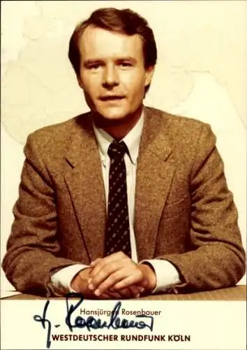 Ak Schauspieler Hansjürgen Rosenbauer, Portrait, Autogramm
